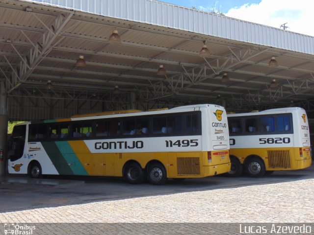 Empresa Gontijo de Transportes 11495 na cidade de João Monlevade, Minas Gerais, Brasil, por Lucas Azevedo. Número da foto: #3026387.