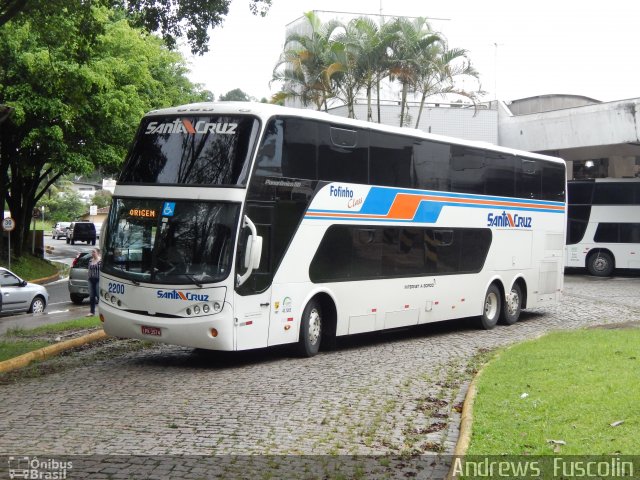 VUSC - Viação União Santa Cruz 2200 na cidade de Joinville, Santa Catarina, Brasil, por Andrews  Fuscolin. Número da foto: #3026700.