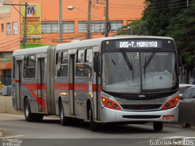 Auto Viação Floresta 7082 na cidade de Campo Grande, Mato Grosso do Sul, Brasil, por Gabriel Santos. Número da foto: #3026087.