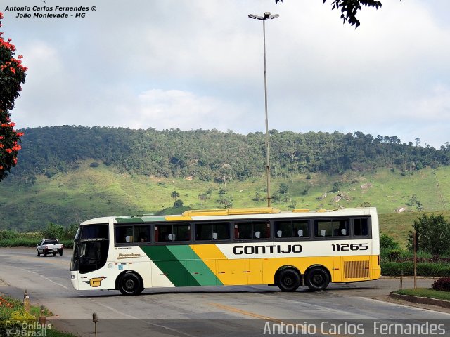 Empresa Gontijo de Transportes 11265 na cidade de João Monlevade, Minas Gerais, Brasil, por Antonio Carlos Fernandes. ID da foto: 3025775.