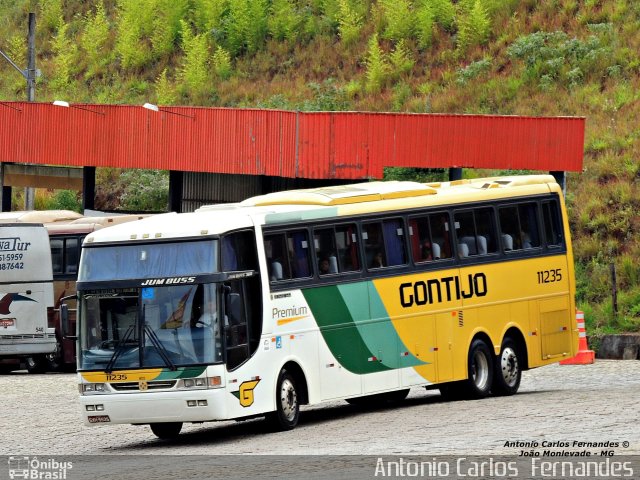 Empresa Gontijo de Transportes 11235 na cidade de João Monlevade, Minas Gerais, Brasil, por Antonio Carlos Fernandes. ID da foto: 3025833.