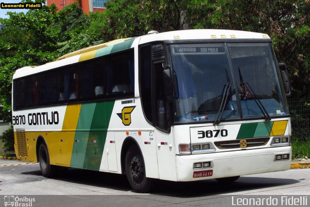 Empresa Gontijo de Transportes 3870 na cidade de São Paulo, São Paulo, Brasil, por Leonardo Fidelli. Número da foto: #3027081.