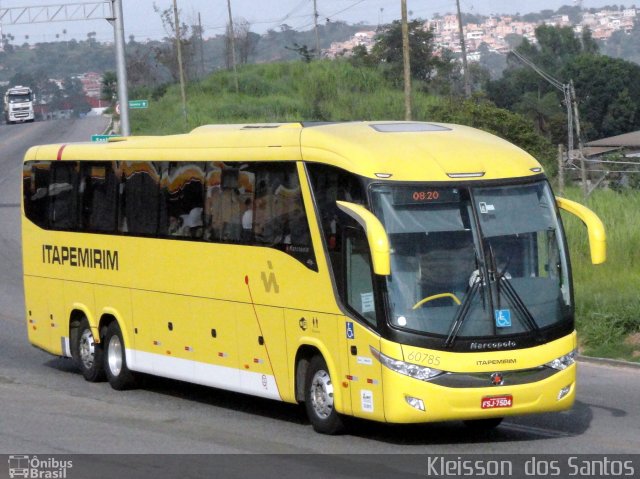 Viação Itapemirim 60785 na cidade de Sabará, Minas Gerais, Brasil, por Kleisson  dos Santos. Número da foto: #3027181.