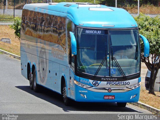 Auto Viação Progresso 6064 na cidade de Aracaju, Sergipe, Brasil, por Sergio Marques . Número da foto: #3075852.