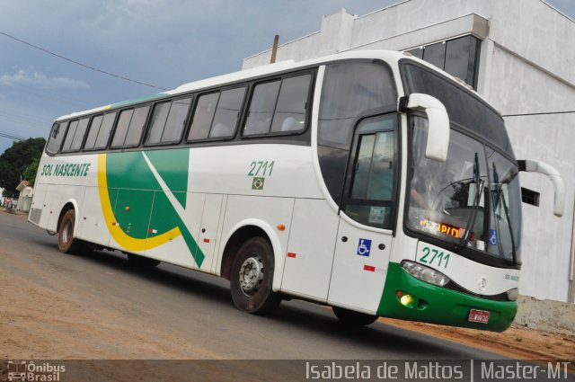 Viação Sol Nascente 2711 na cidade de Primavera do Leste, Mato Grosso, Brasil, por Isabela de Mattos. ID da foto: 3075526.