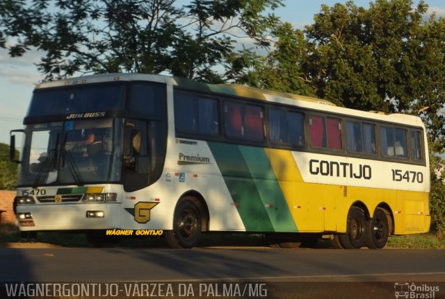 Empresa Gontijo de Transportes 15470 na cidade de Várzea da Palma, Minas Gerais, Brasil, por Wagner Gontijo Várzea da Palma-mg. Número da foto: #3074392.
