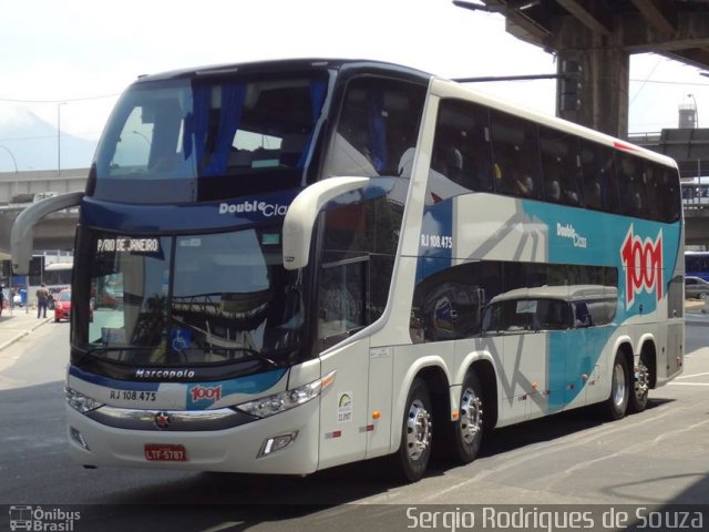 Auto Viação 1001 RJ 108.475 na cidade de Rio de Janeiro, Rio de Janeiro, Brasil, por Sergio Rodrigues de Souza. Número da foto: #3075550.