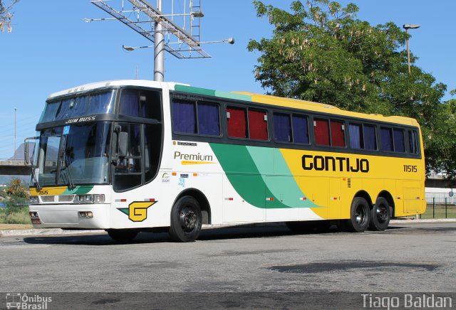 Empresa Gontijo de Transportes 11515 na cidade de Vitória, Espírito Santo, Brasil, por Tiago Baldan. ID da foto: 3075767.