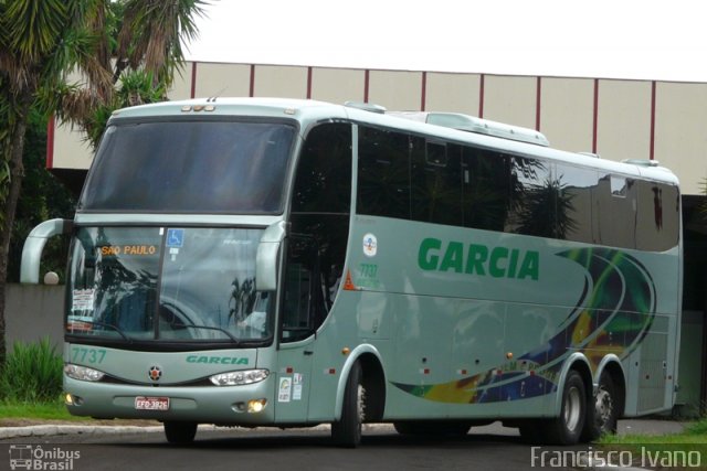 Viação Garcia 7737 na cidade de Ourinhos, São Paulo, Brasil, por Francisco Ivano. ID da foto: 3075659.