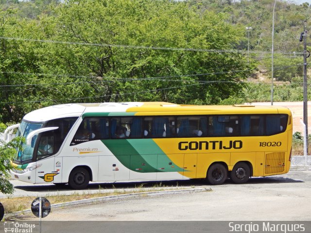 Empresa Gontijo de Transportes 18020 na cidade de Aracaju, Sergipe, Brasil, por Sergio Marques . Número da foto: #3073951.