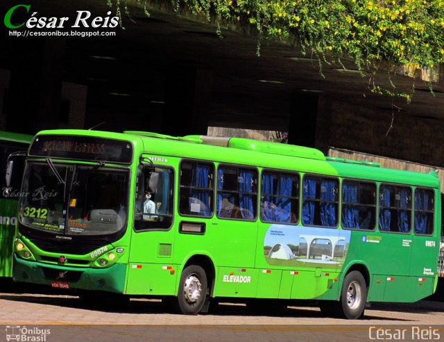 Viação Santa Edwiges 69874 na cidade de Belo Horizonte, Minas Gerais, Brasil, por César Ônibus. Número da foto: #3074686.