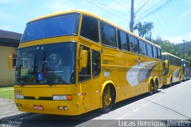 Transportes Coletivos Pérola do Oeste 4441 na cidade de Morretes, Paraná, Brasil, por Lucas Henrique Mendes. Número da foto: #3074863.