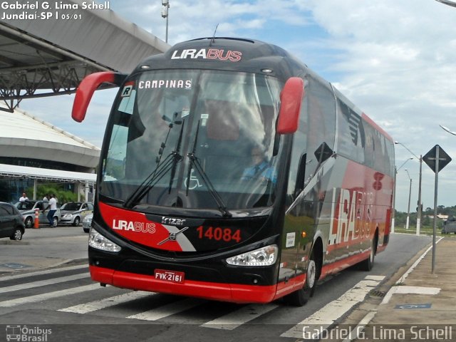 Lirabus 14084 na cidade de Jundiaí, São Paulo, Brasil, por Gabriel Giacomin de Lima. Número da foto: #3074978.