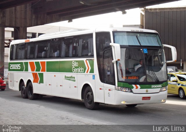 Cia. São Geraldo de Viação 20095 na cidade de Rio de Janeiro, Rio de Janeiro, Brasil, por Lucas Lima. Número da foto: #3077587.