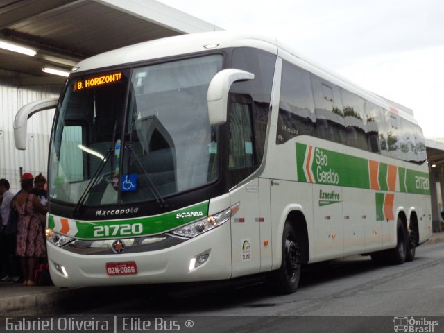 Cia. São Geraldo de Viação 21720 na cidade de Belo Horizonte, Minas Gerais, Brasil, por Gabriel Oliveira. Número da foto: #3076869.