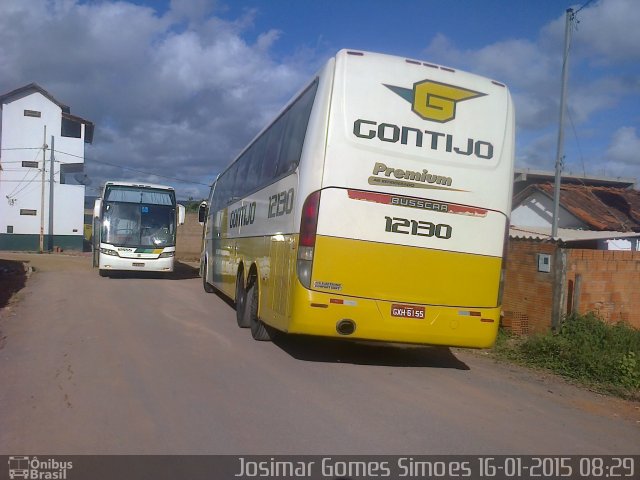 Empresa Gontijo de Transportes 12130 na cidade de Minas Novas, Minas Gerais, Brasil, por Josimar Gomes Simoes. ID da foto: 3077111.