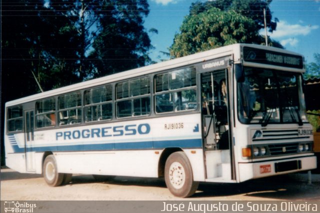 Viação Progresso RJ 191.036 na cidade de Vassouras, Rio de Janeiro, Brasil, por José Augusto de Souza Oliveira. ID da foto: 3076516.