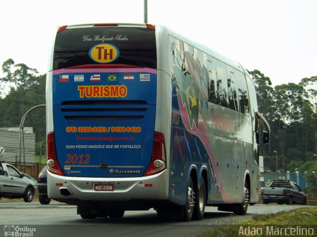 TransHenrique Turismo 2012 na cidade de Belo Horizonte, Minas Gerais, Brasil, por Adão Raimundo Marcelino. Número da foto: #3077898.