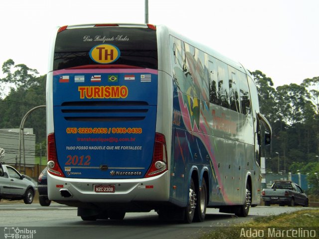 TransHenrique Turismo 2012 na cidade de Belo Horizonte, Minas Gerais, Brasil, por Adão Raimundo Marcelino. ID da foto: 3077898.