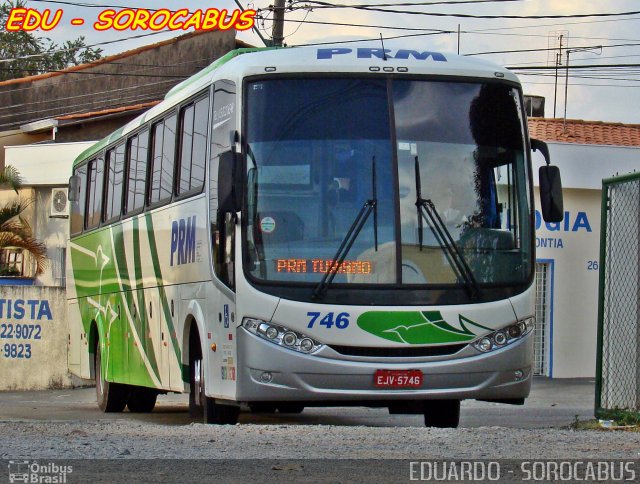 PRM Turismo 746 na cidade de Sorocaba, São Paulo, Brasil, por EDUARDO - SOROCABUS. ID da foto: 3078192.