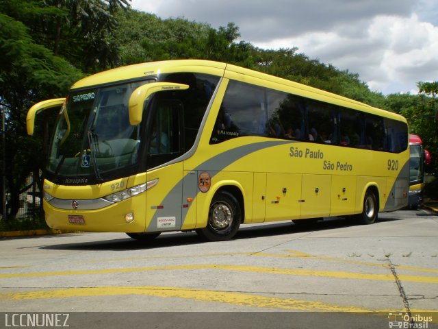 Viação São Paulo São Pedro 920 na cidade de São Paulo, São Paulo, Brasil, por Luis Nunez. Número da foto: #3080639.