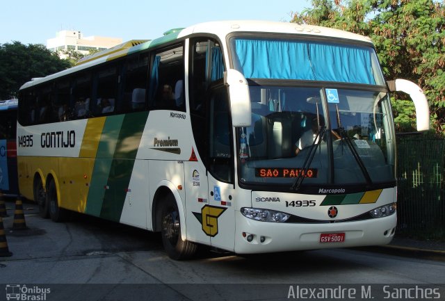 Empresa Gontijo de Transportes 14935 na cidade de São Paulo, São Paulo, Brasil, por Alexandre M.  Sanches. Número da foto: #3080364.