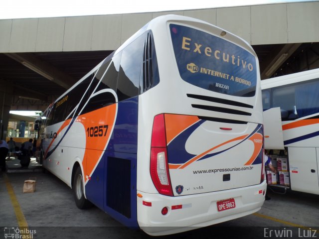 Expresso União 10257 na cidade de Ribeirão Preto, São Paulo, Brasil, por Erwin  Luiz. Número da foto: #3079840.
