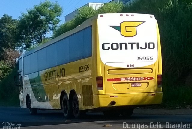 Empresa Gontijo de Transportes 15955 na cidade de Belo Horizonte, Minas Gerais, Brasil, por Douglas Célio Brandao. ID da foto: 3079662.