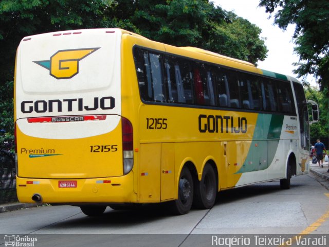 Empresa Gontijo de Transportes 12155 na cidade de São Paulo, São Paulo, Brasil, por Rogério Teixeira Varadi. ID da foto: 3080275.