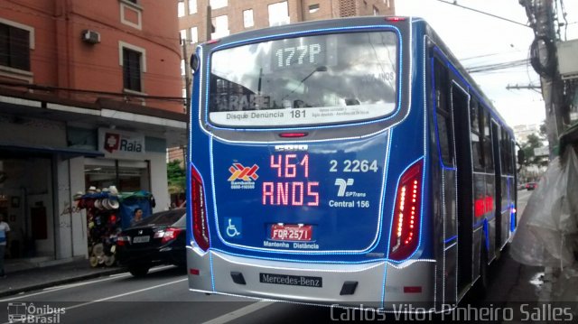 Sambaíba Transportes Urbanos 2 2264 na cidade de São Paulo, São Paulo, Brasil, por Carlos Vitor Pinheiro Salles. ID da foto: 3082877.