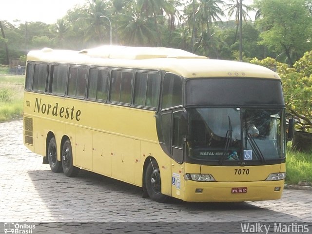 Viação Nordeste 7070 na cidade de João Pessoa, Paraíba, Brasil, por Walky Martins Nascimento. ID da foto: 3082846.