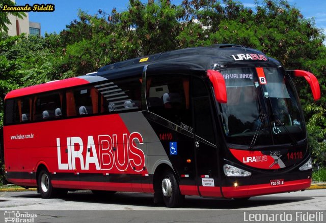Lirabus 14110 na cidade de São Paulo, São Paulo, Brasil, por Leonardo Fidelli. Número da foto: #3081882.