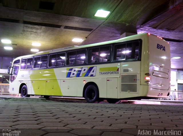 BPA Transportes 43 na cidade de Belo Horizonte, Minas Gerais, Brasil, por Adão Raimundo Marcelino. ID da foto: 3082702.