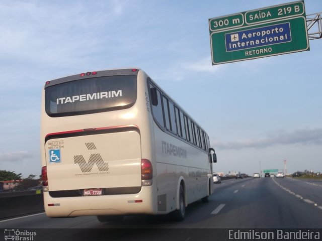 Viação Itapemirim 8207 na cidade de Guarulhos, São Paulo, Brasil, por Edmilson Bandeira. Número da foto: #3081229.