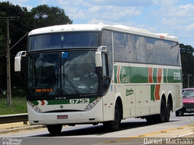 Cia. São Geraldo de Viação 6753 na cidade de Vitória da Conquista, Bahia, Brasil, por Daniel  Machado. ID da foto: 3081755.