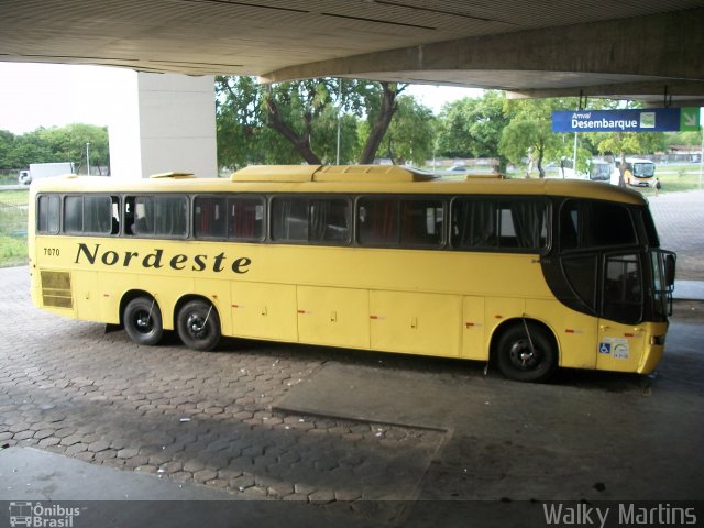 Viação Nordeste 7070 na cidade de João Pessoa, Paraíba, Brasil, por Walky Martins Nascimento. ID da foto: 3082876.