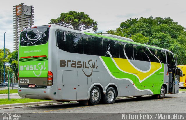 Brasil Sul Linhas Rodoviárias 2370 na cidade de Curitiba, Paraná, Brasil, por Nilton Félix da Silva. ID da foto: 3084045.