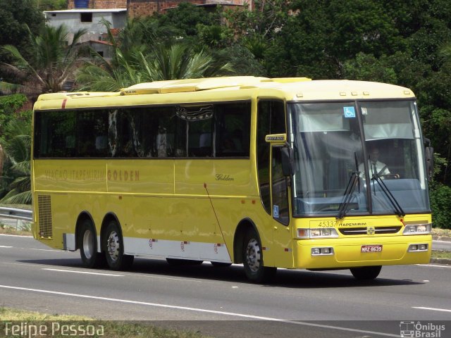 Viação Itapemirim 45337 na cidade de Salvador, Bahia, Brasil, por Felipe Pessoa de Albuquerque. ID da foto: 3084998.