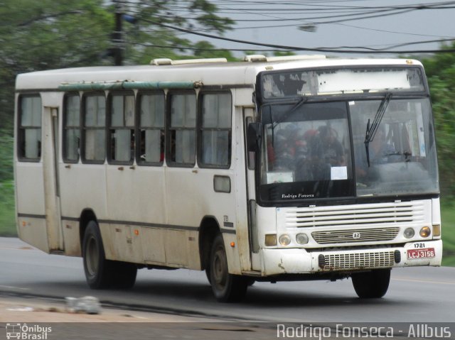 Ônibus Particulares 1721 na cidade de Maceió, Alagoas, Brasil, por Rodrigo Fonseca. ID da foto: 3084582.