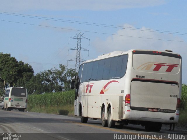 ATT - Atlântico Transportes e Turismo 4300 na cidade de Messias, Alagoas, Brasil, por Rodrigo Fonseca. ID da foto: 3084604.