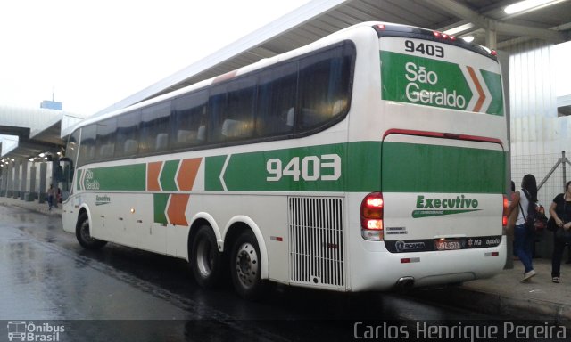 Cia. São Geraldo de Viação 9403 na cidade de Belo Horizonte, Minas Gerais, Brasil, por Carlos Henrique Pereira. Número da foto: #3085427.