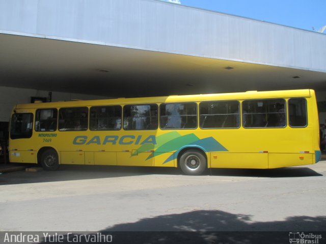 Viação Garcia 7469 na cidade de Nova Esperança, Paraná, Brasil, por Andrea Yule Carvalho. ID da foto: 3083689.