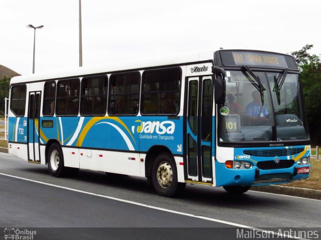 TRANSA - Transa Transporte Coletivo 732 na cidade de Três Rios, Rio de Janeiro, Brasil, por Maílsøn Antunes. Número da foto: #3085657.