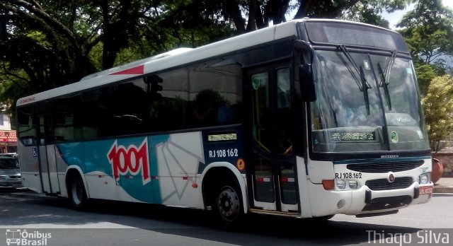 Auto Viação 1001 RJ 108.162 na cidade de Nova Friburgo, Rio de Janeiro, Brasil, por Thiago Silva. Número da foto: #3083576.