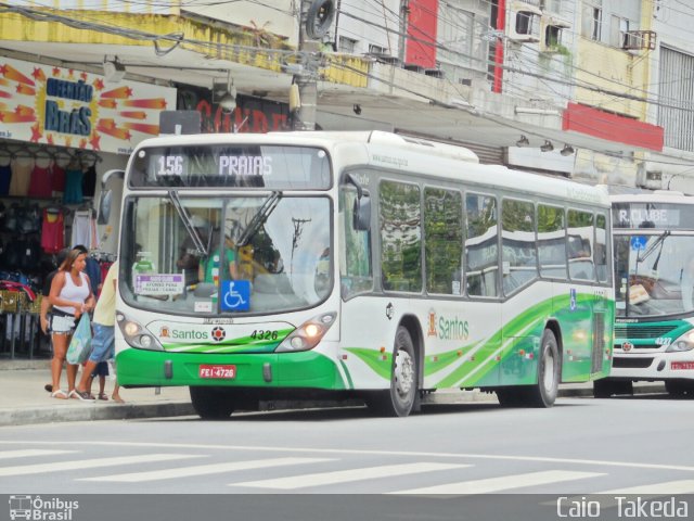 Viação Piracicabana Santos 4326 na cidade de Santos, São Paulo, Brasil, por Caio  Takeda. ID da foto: 3084920.