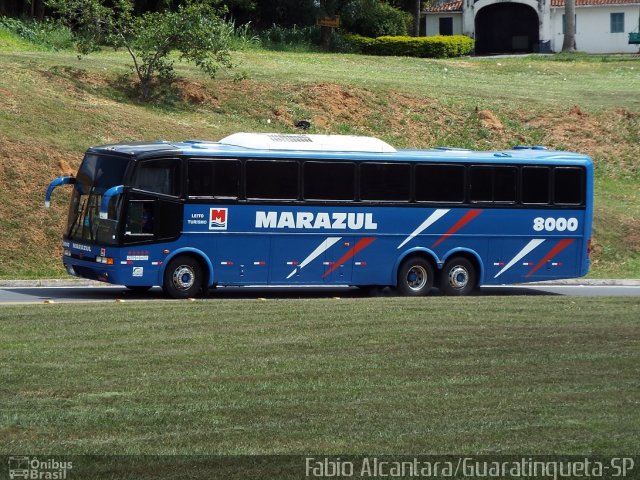 Marazul Turismo 8000 na cidade de Aparecida, São Paulo, Brasil, por Fabio Alcantara. ID da foto: 3085534.