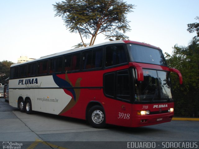 Pluma Conforto e Turismo 3918 na cidade de São Paulo, São Paulo, Brasil, por EDUARDO - SOROCABUS. ID da foto: 3087612.