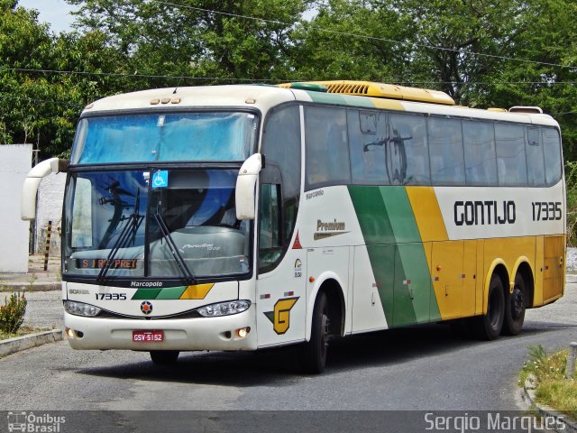 Empresa Gontijo de Transportes 17335 na cidade de Aracaju, Sergipe, Brasil, por Sergio Marques . Número da foto: #3087744.