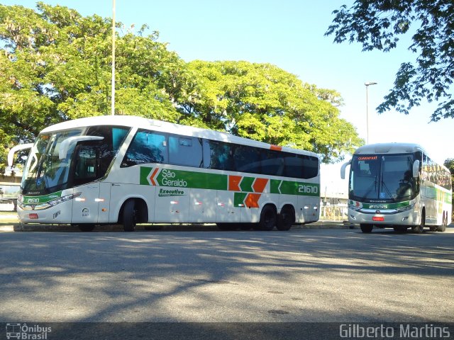 Cia. São Geraldo de Viação 21555 na cidade de Vitória, Espírito Santo, Brasil, por Gilberto Martins. Número da foto: #3086661.