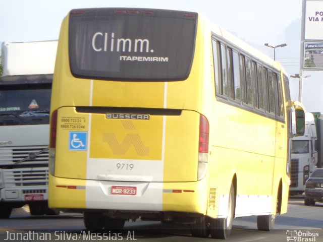 Viação Itapemirim 9719 na cidade de Messias, Alagoas, Brasil, por Jonathan Silva. ID da foto: 3086516.